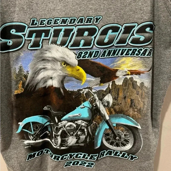 Sturgis Motorcycle Rally 2022  Biker Tank Top - Picture 5 of 7